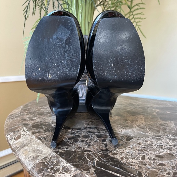 YSL Black Patent Leather Tribute 105 Pump Size 40 - Picture 5 of 7